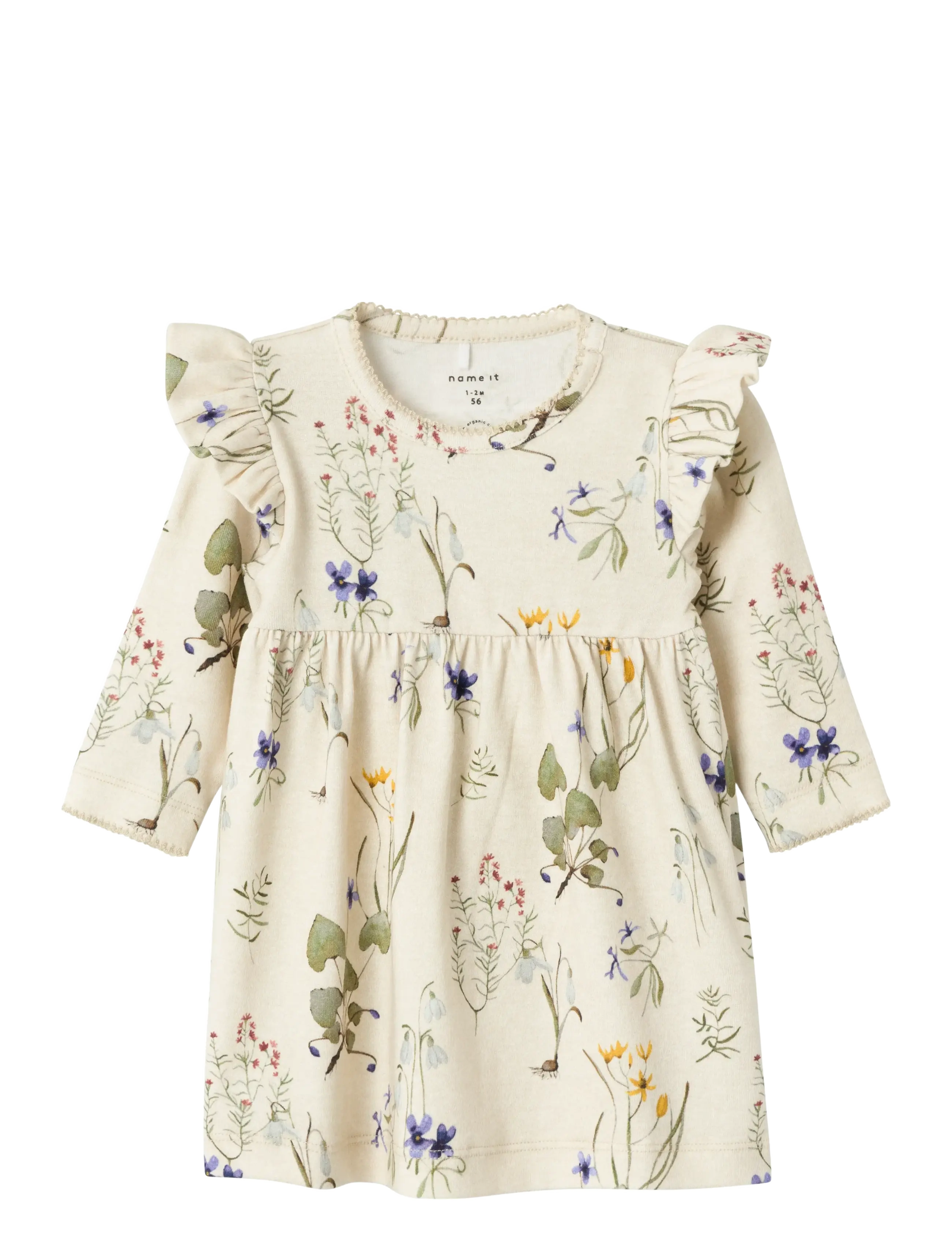 NBFBOSSA LS DRESS - PEYOTE MELANGE
