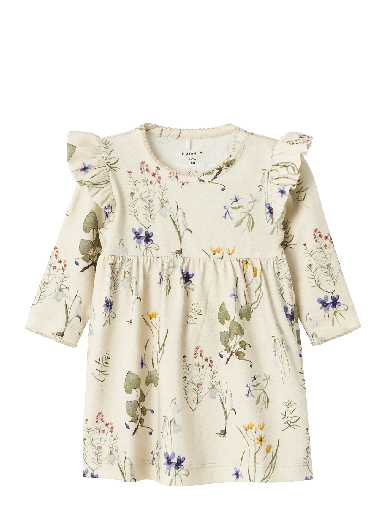 NBFBOSSA LS DRESS - PEYOTE MELANGE