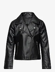 name it - NKFMADINA PU JACKET - spring jackets - black - 0