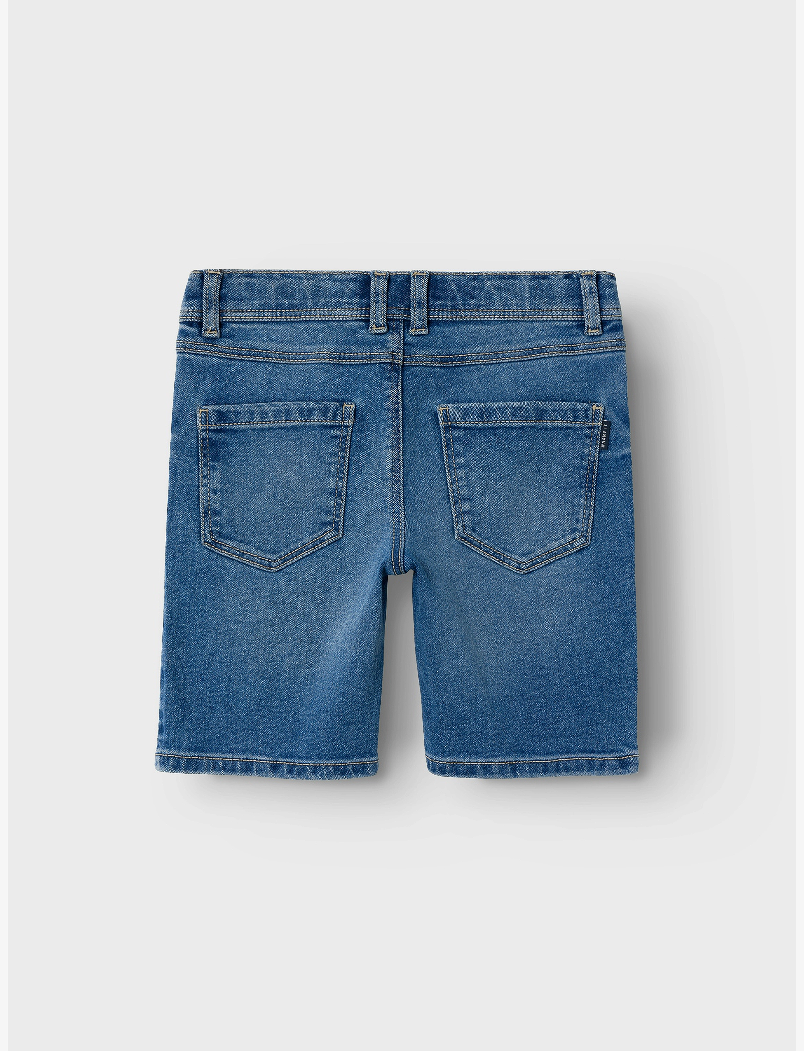 name it - NKMRYAN REG DNM L SHORTS 1090-IO NOOS - dark blue denim - 2