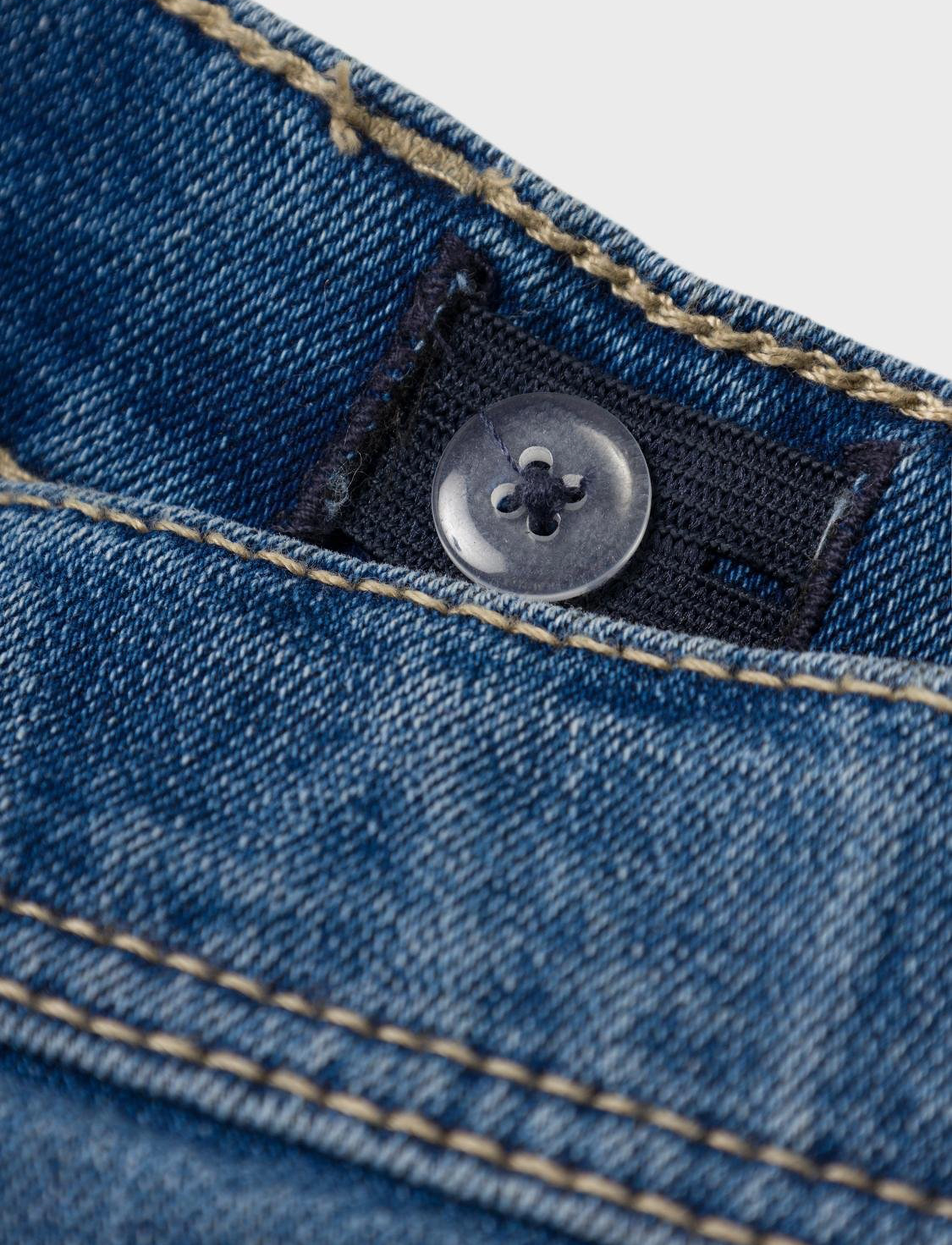 name it - NKMRYAN REG DNM L SHORTS 1090-IO NOOS - dark blue denim - 3