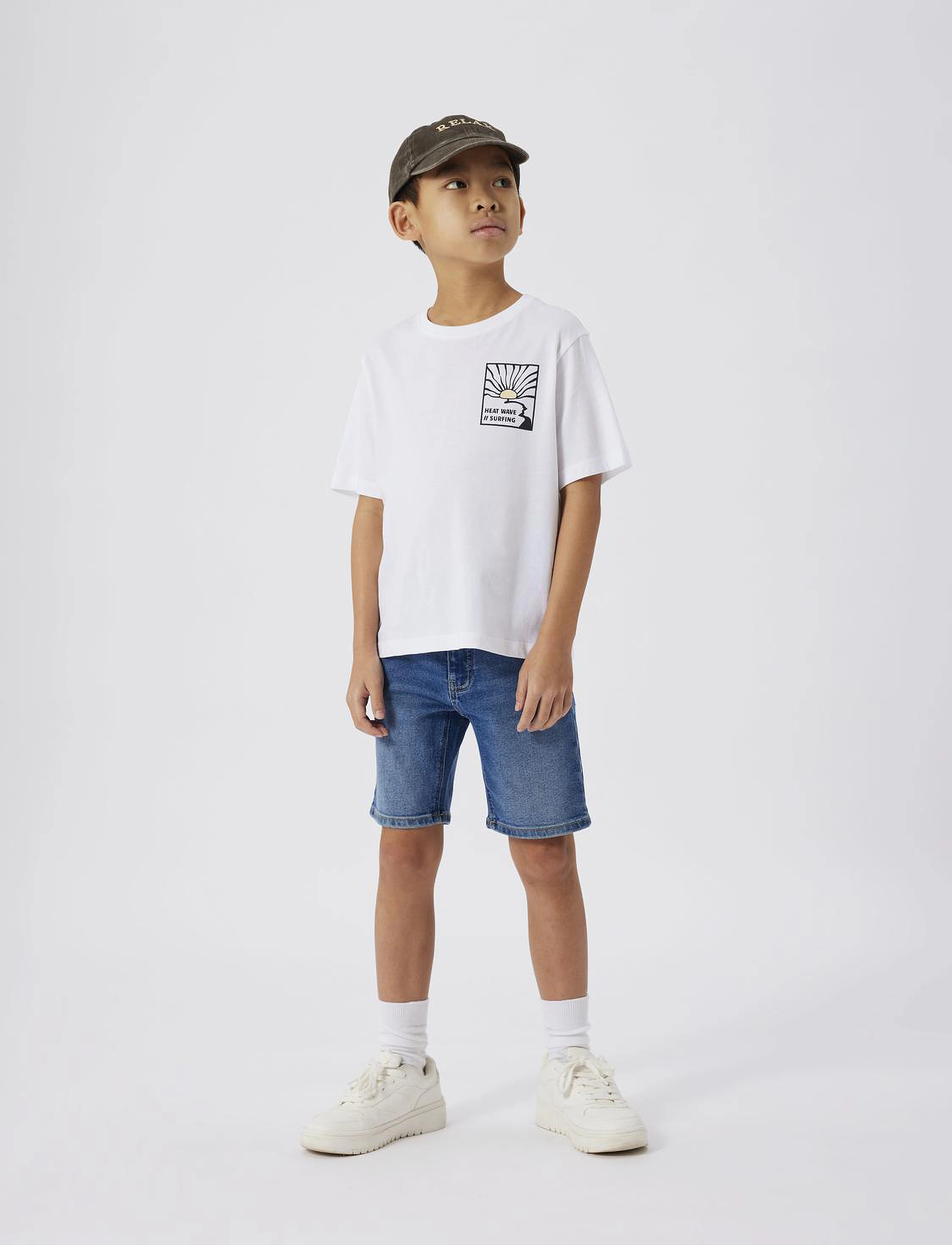name it - NKMRYAN REG DNM L SHORTS 1090-IO NOOS - dark blue denim - 4