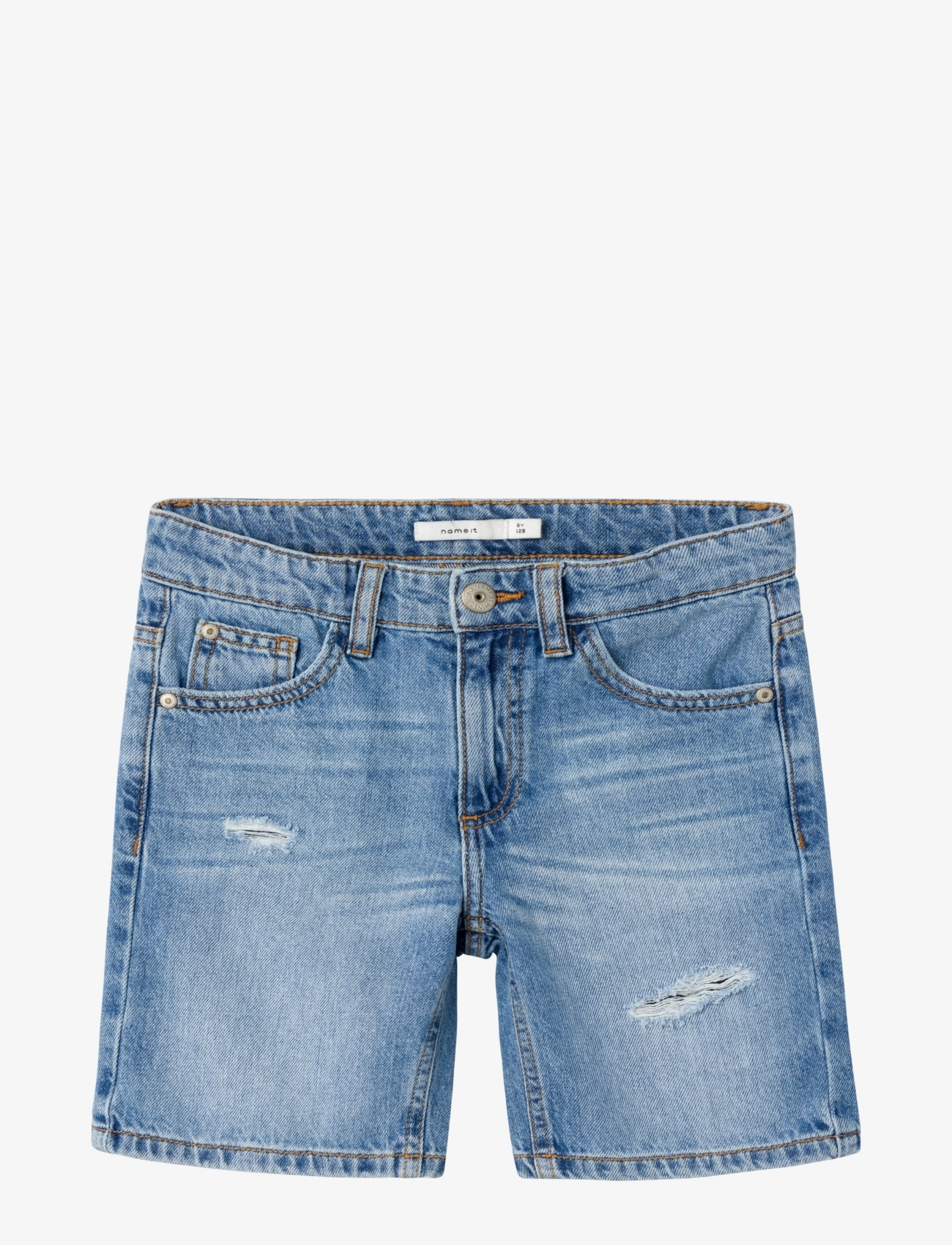 name it - NKMSILAS LOOSE DNM L SHORTS 7998-BE NOOS - medium blue denim - 1