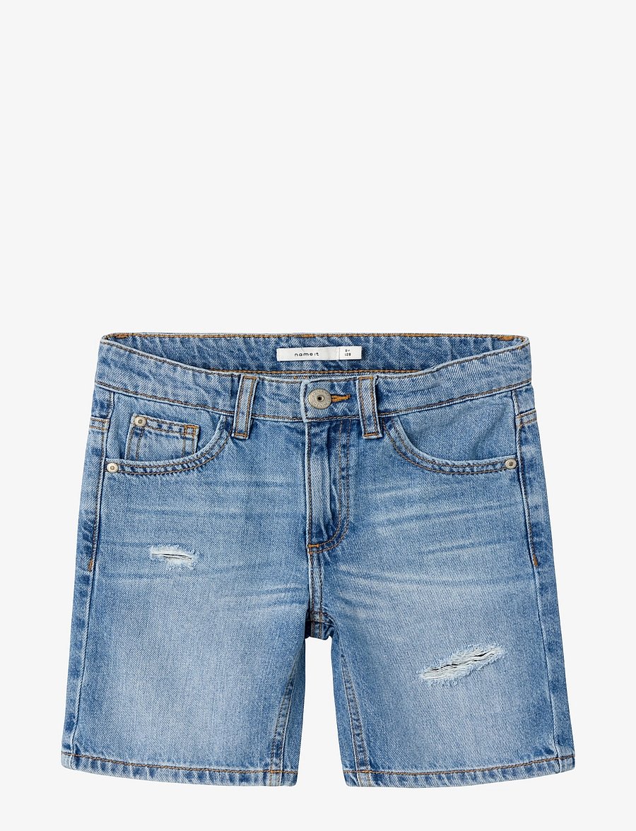 name it - NKMSILAS LOOSE DNM L SHORTS 7998-BE NOOS - medium blue denim - 1