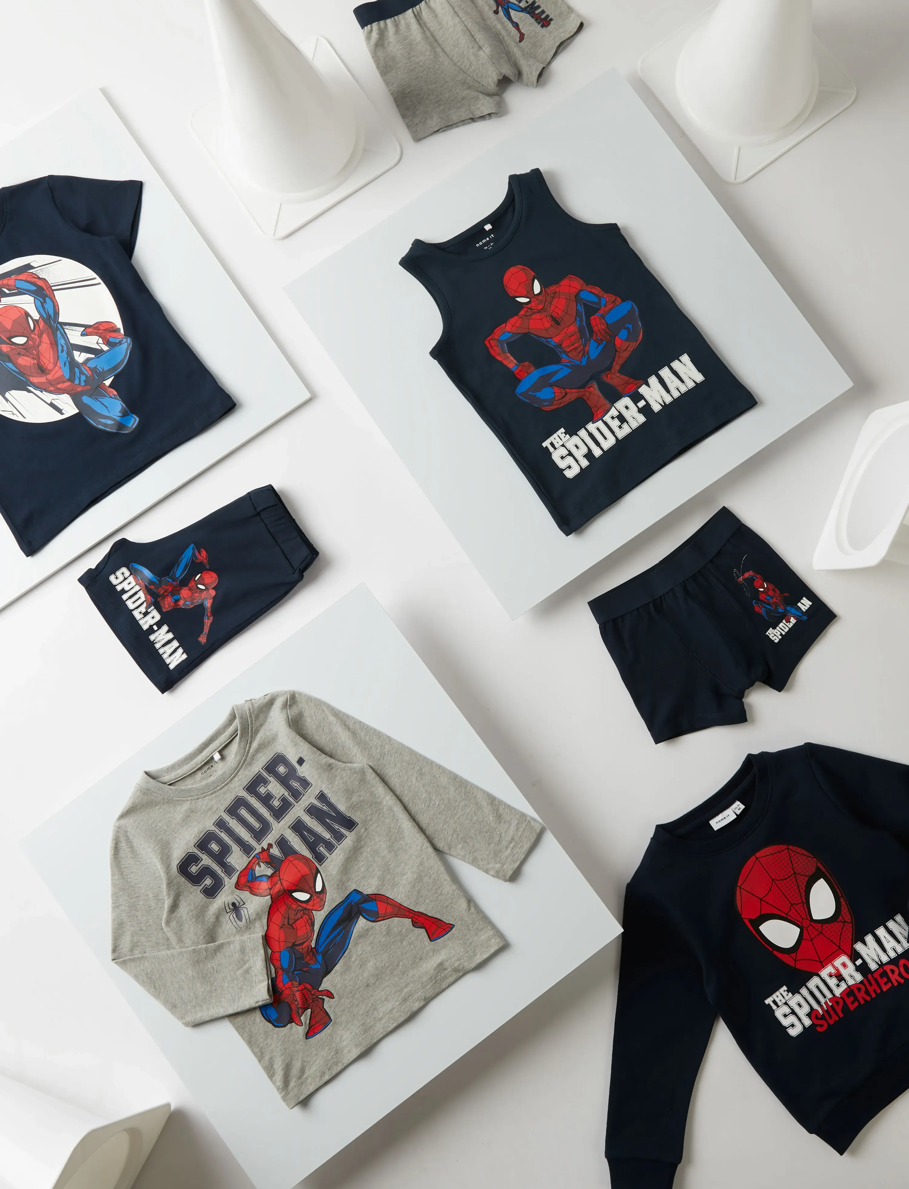 name it - NMMNOZ SPIDERMAN 2P BOXER MAR - pesu - dark sapphire - 3