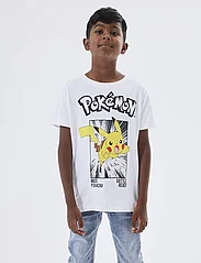 name it - NKMNOISI POKEMON SS TOP NOOS BFU - short-sleeved t-shirts - bright white - 3