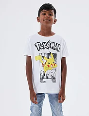 name it - NKMNOISI POKEMON SS TOP NOOS BFU - short-sleeved t-shirts - bright white - 5