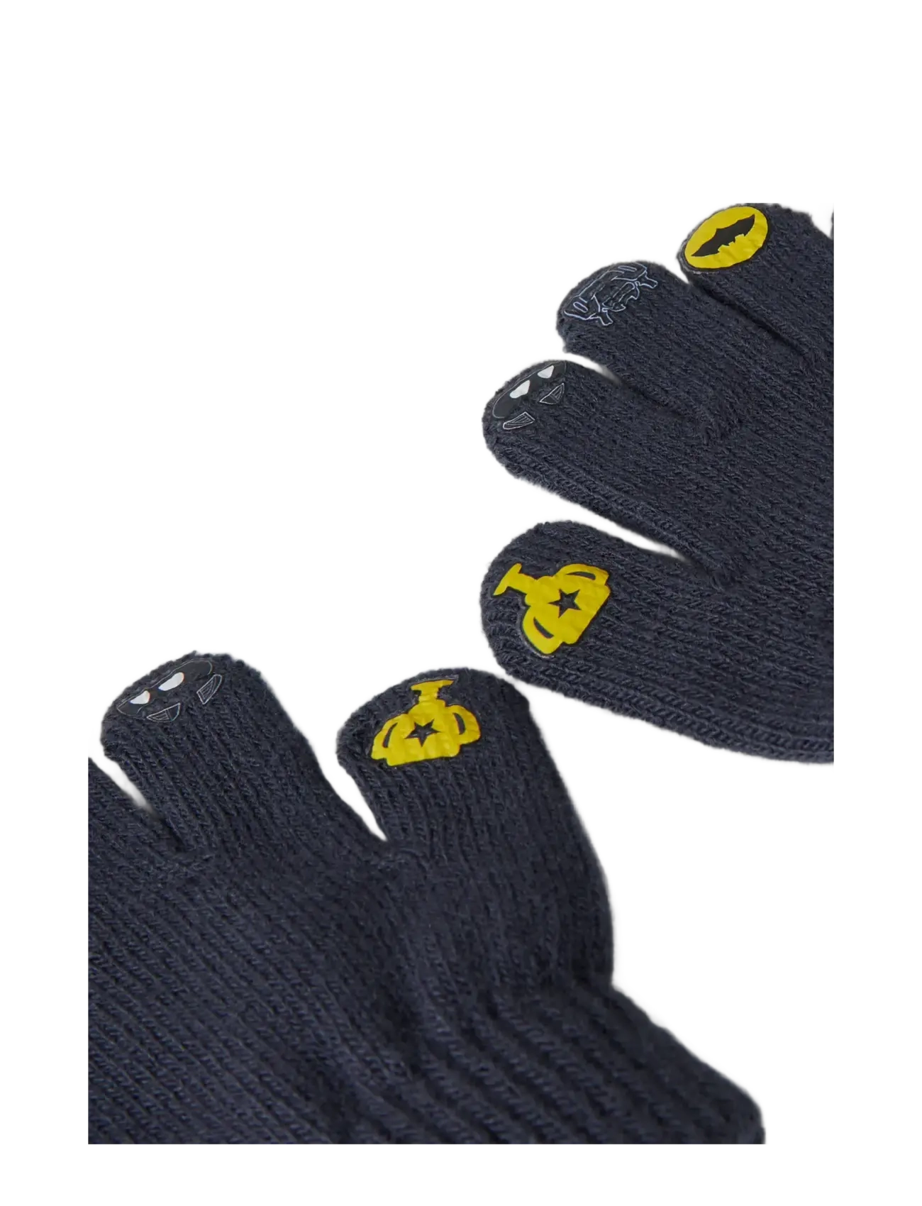 name it - NMMJOVIT BATWHEELS KNIT GLOVES WAB - india ink - 1