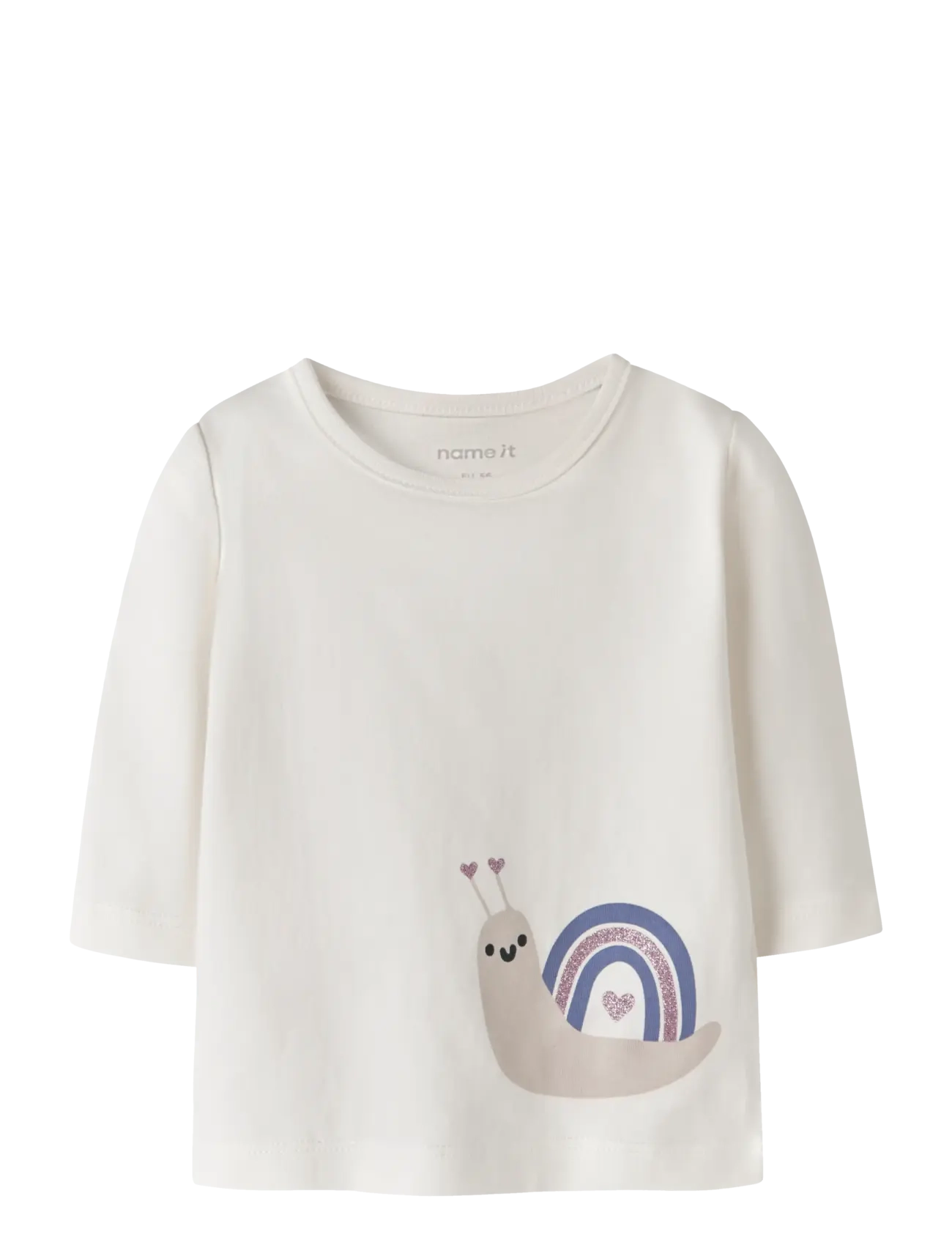name it Nbfvubie Ls Top Box, 68, Polo Shirts, Creme - Long-sleeved Kinder