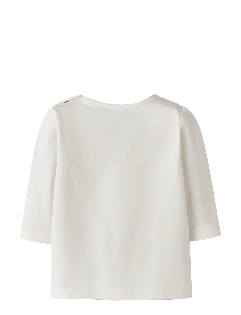 name it - NBFVUBIE LS TOP BOX - langærmede t-shirts - cloud dancer - 1