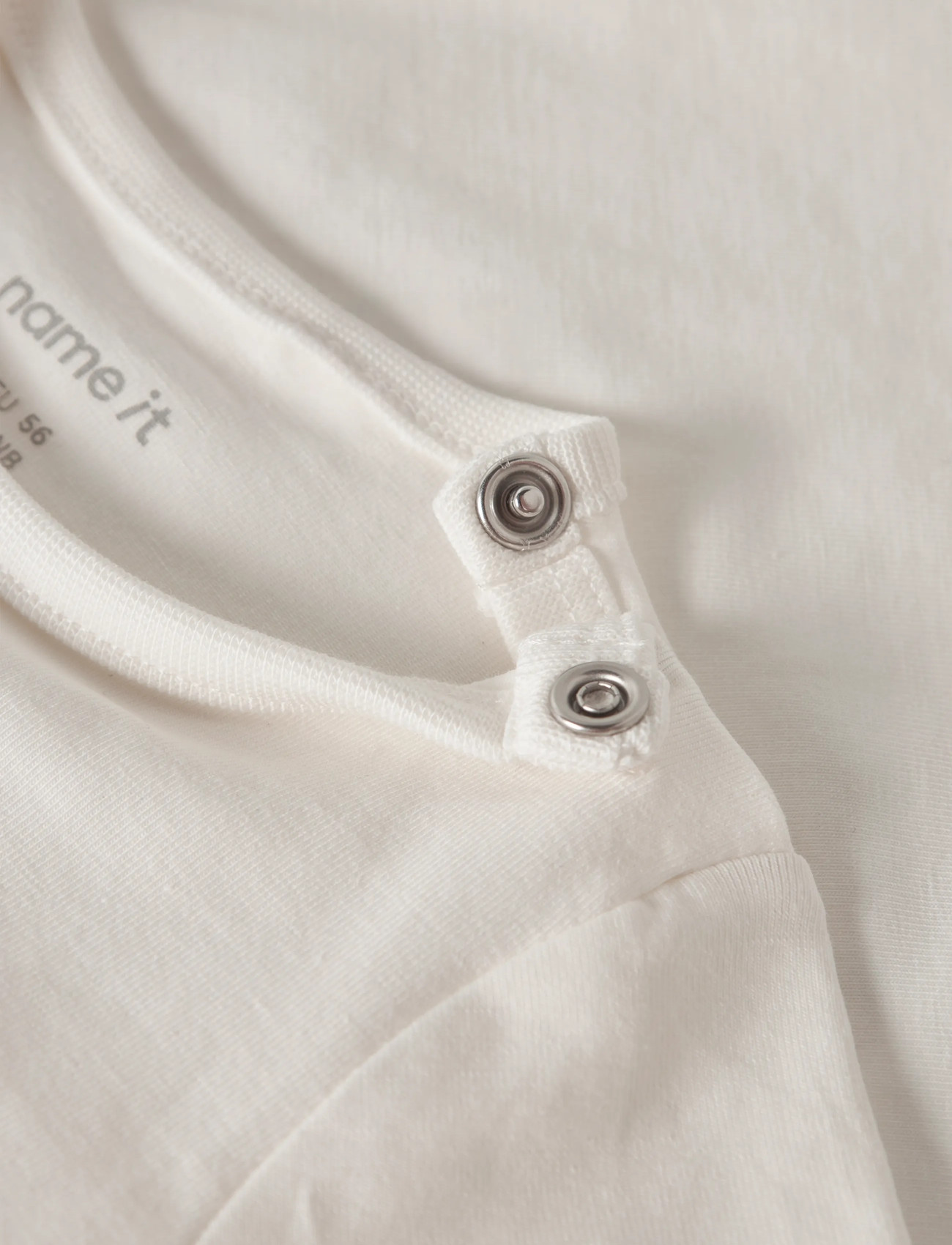 name it - NBFVUBIE LS TOP BOX - langærmede t-shirts - cloud dancer - 2