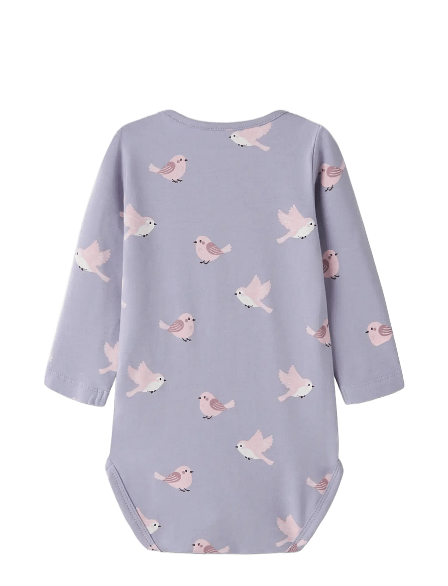 name it - NBFVANDORA LS BODY BOX - långärmade bodies - heirloom lilac - 1