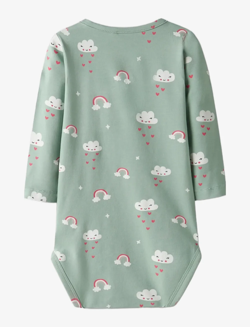 name it - NBFVANDORA LS BODY BOX - långärmade bodies - jadeite - 1