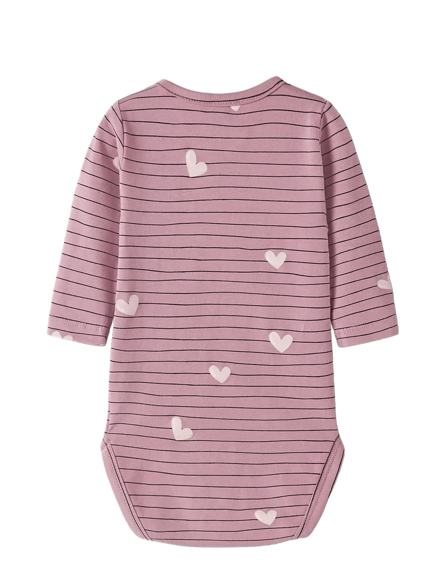 name it - NBFVANDORA LS BODY BOX - långärmade bodies - lilas - 1
