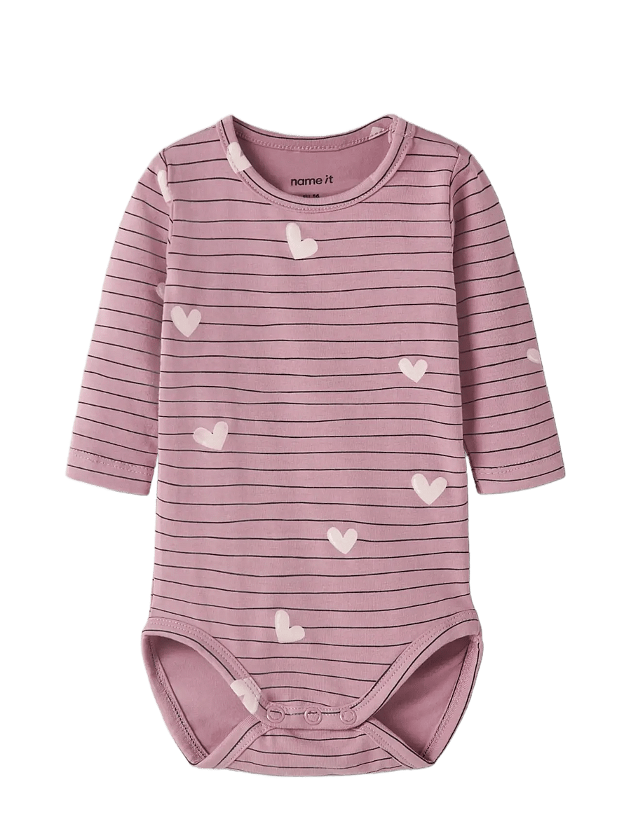 name it - NBFVANDORA LS BODY BOX - långärmade bodies - lilas - 2