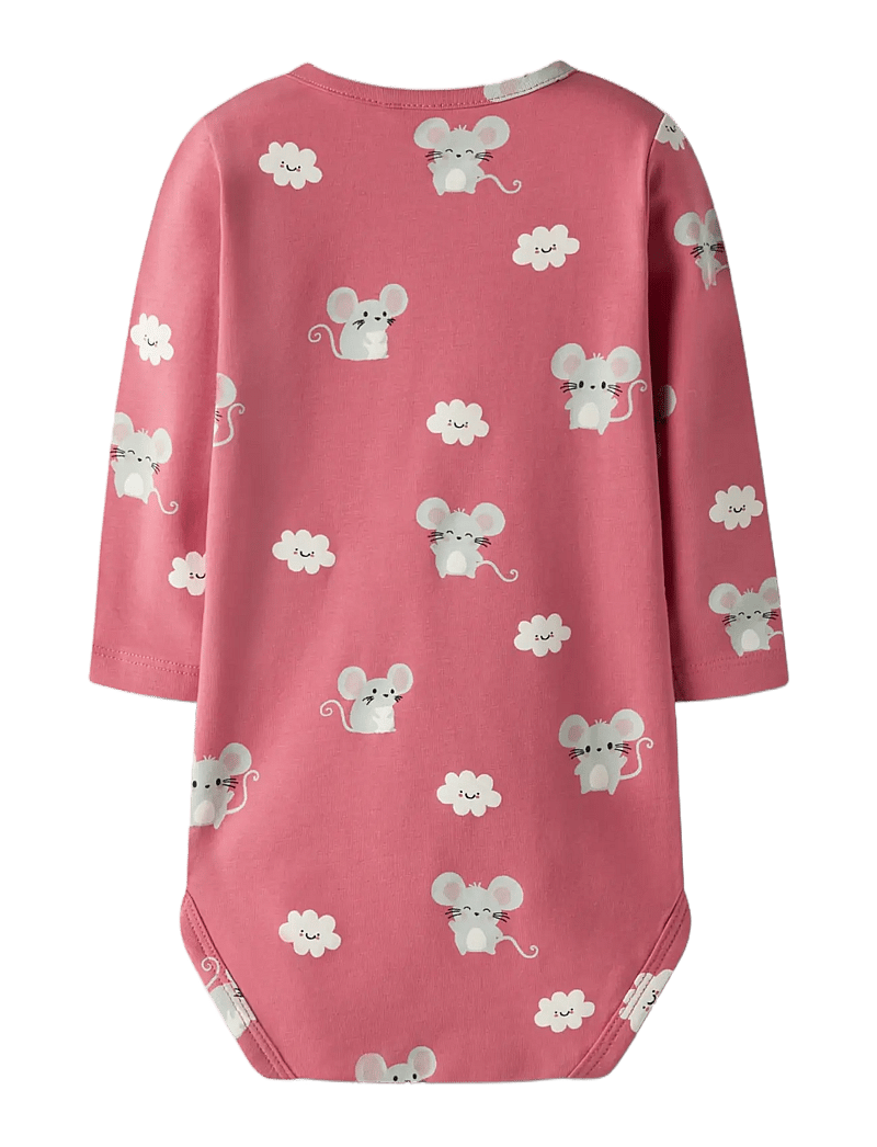 name it - NBFVANDORA LS BODY BOX - langærmede bodyer - rapture rose - 1