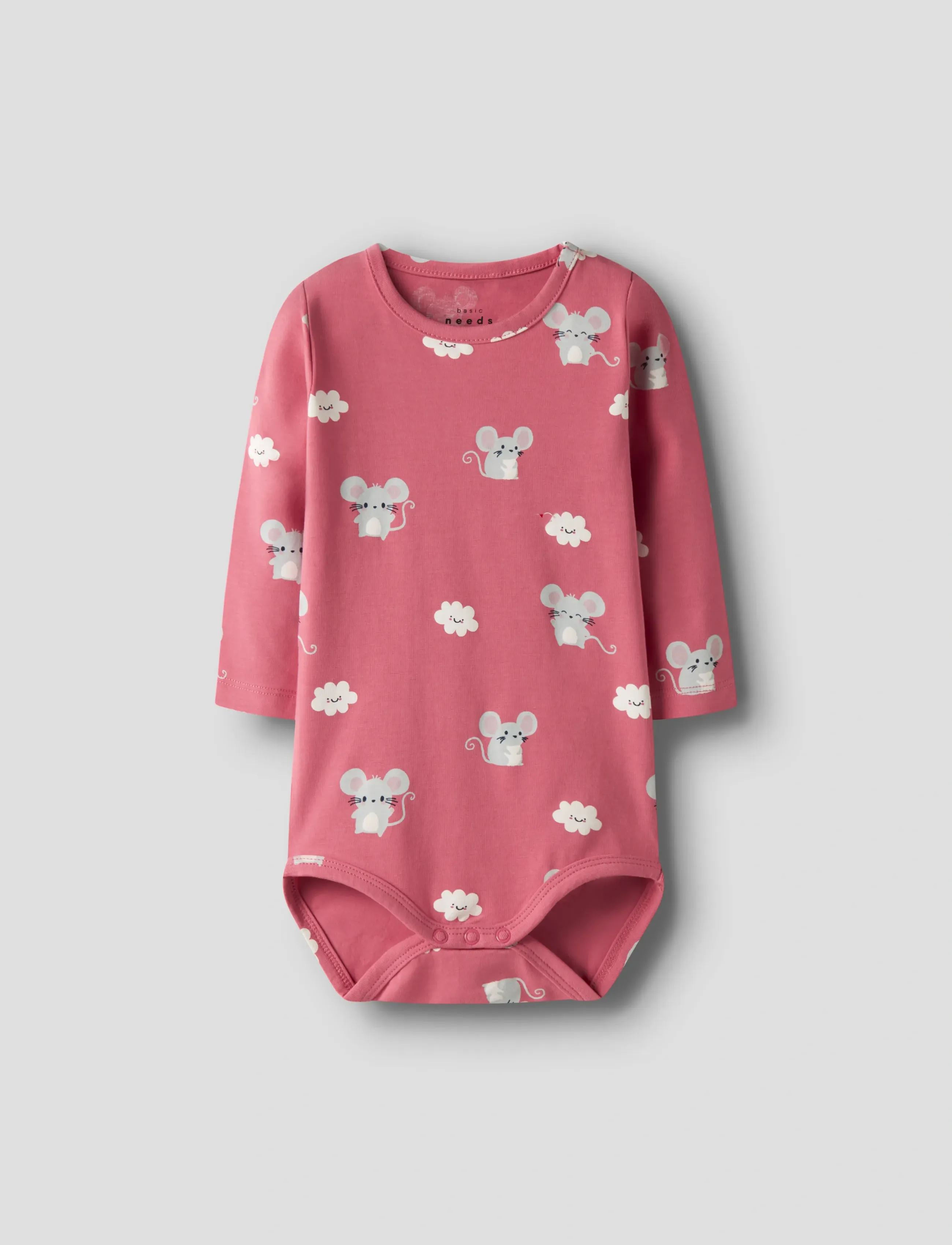 name it - NBFVANDORA LS BODY BOX - pikkade varrukatega bodid - rapture rose - 2
