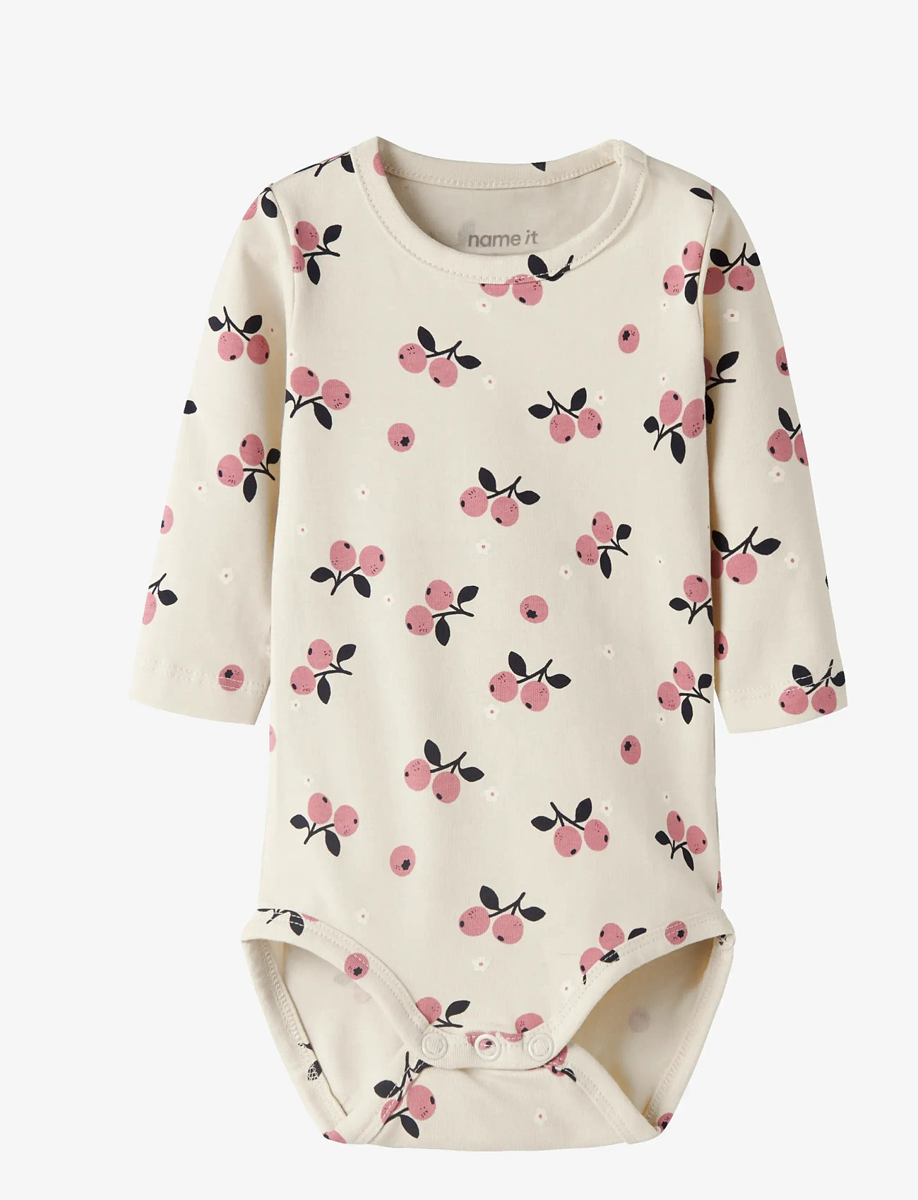 name it - NBFVANDORA LS BODY BOX - langærmede bodyer - summer sand - 0
