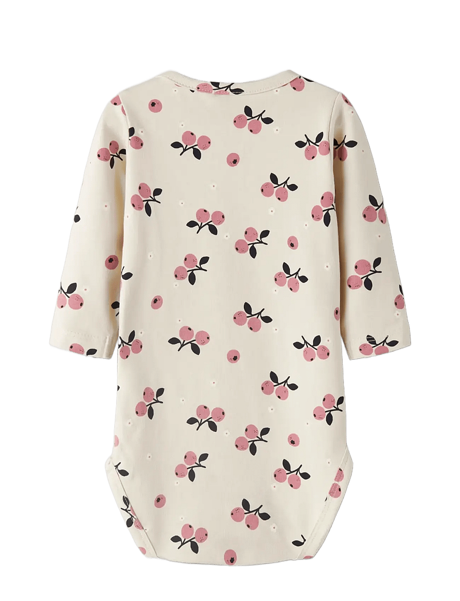 name it - NBFVANDORA LS BODY BOX - långärmade bodies - summer sand - 1