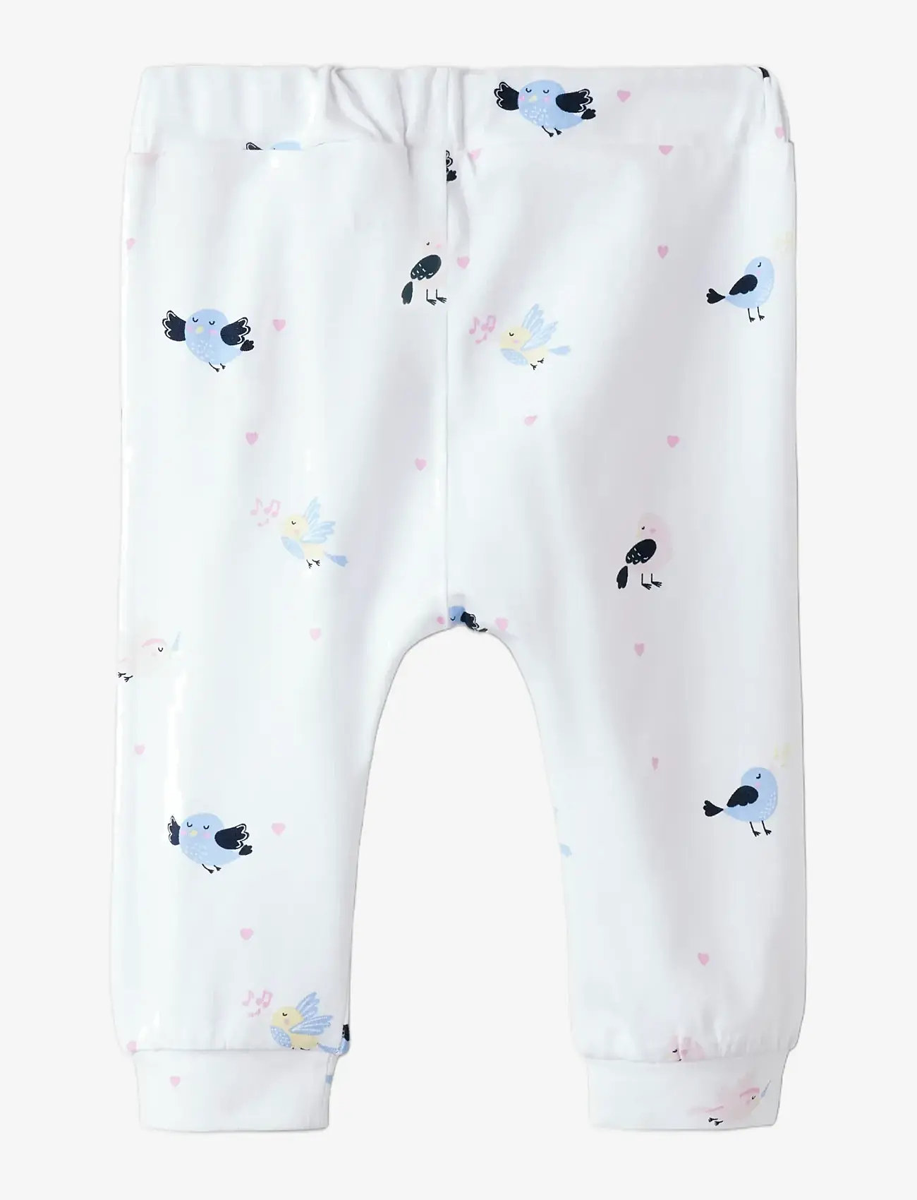 name it - NBFVANDORA PANT BOX - jogginghosen - bright white - 1