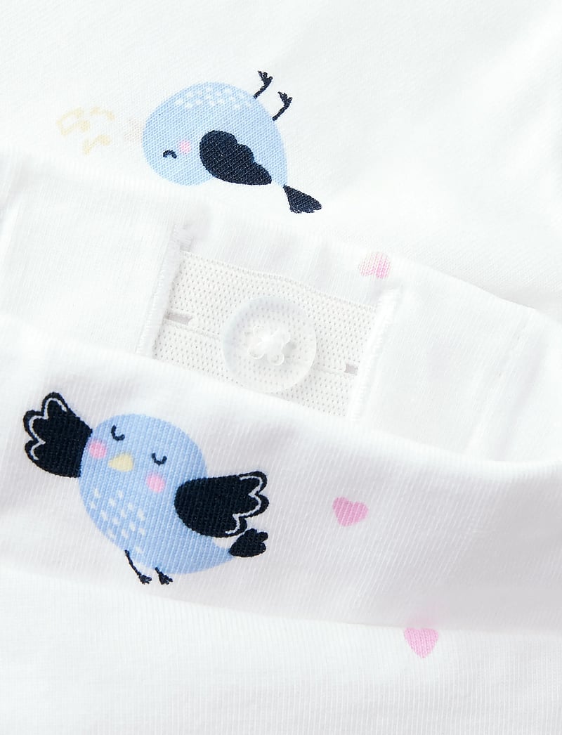 name it - NBFVANDORA PANT BOX - jogginghosen - bright white - 2