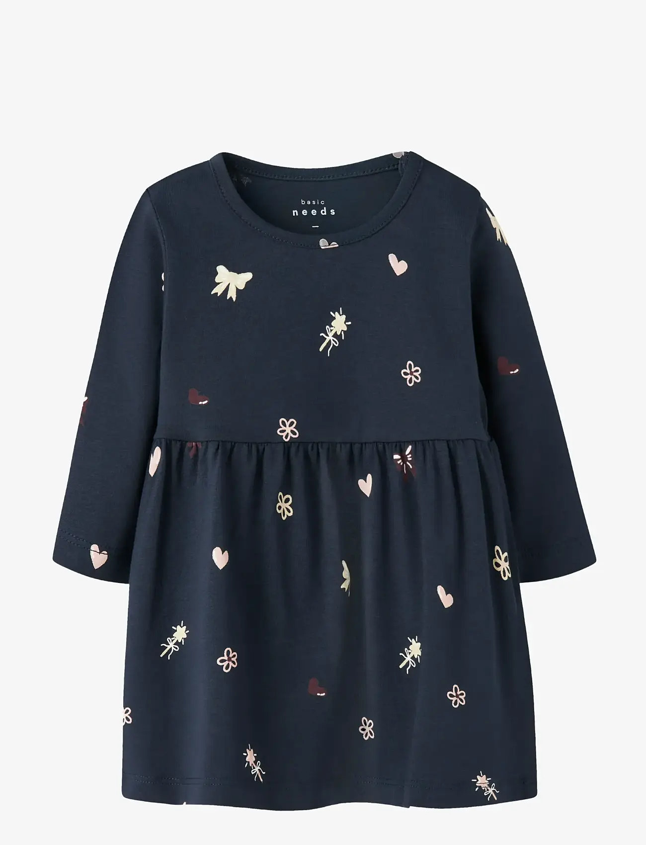 name it - NBFVANDORA LS DRESS BOX - langärmelige babykleider - navy blazer - 1