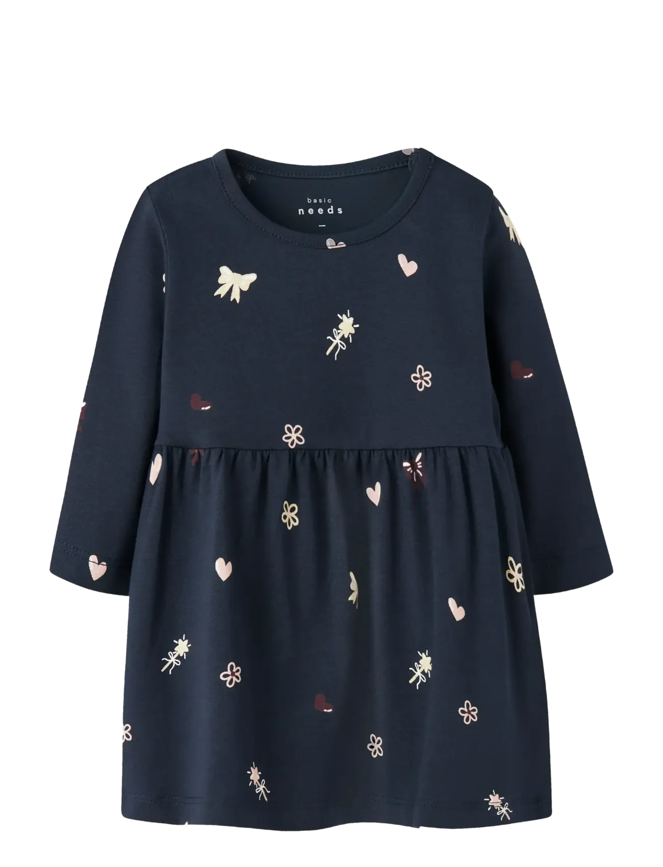 name it NBFVANDORA LS DRESS BOX - Klänningar & Kjolar - NAVY BLAZER / navy