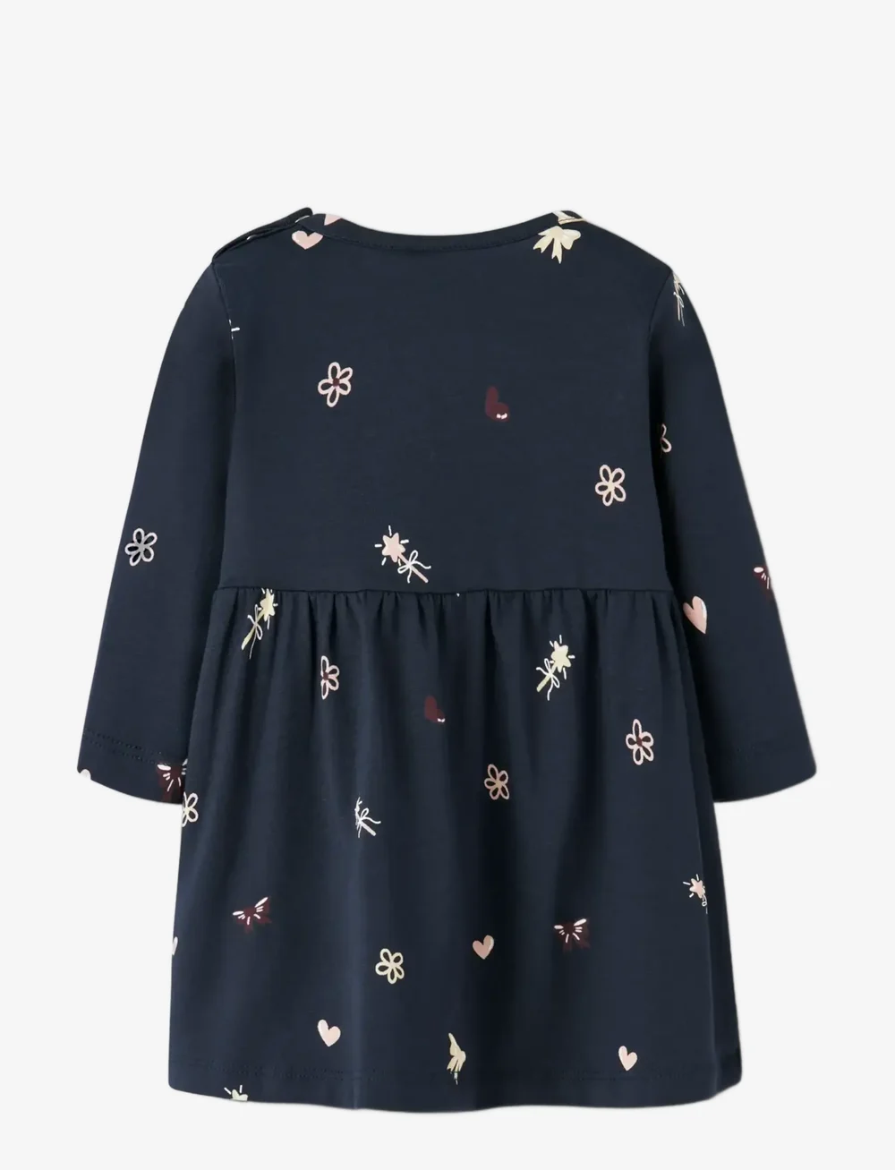 name it - NBFVANDORA LS DRESS BOX - sukienki dla dziewczynek z długim rękawem - navy blazer - 1