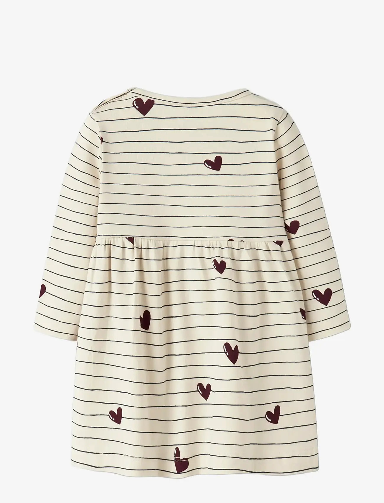 name it - NBFVANDORA LS DRESS BOX - langærmede babykjoler - summer sand - 1