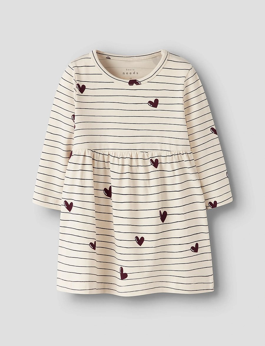 name it - NBFVANDORA LS DRESS BOX - langærmede hverdagskjoler - summer sand - 0