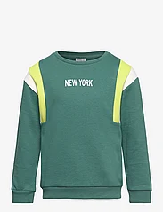 name it - NMMTENNE LS LOOSE SWE BRU PB - sweatshirts - mallard green - 0