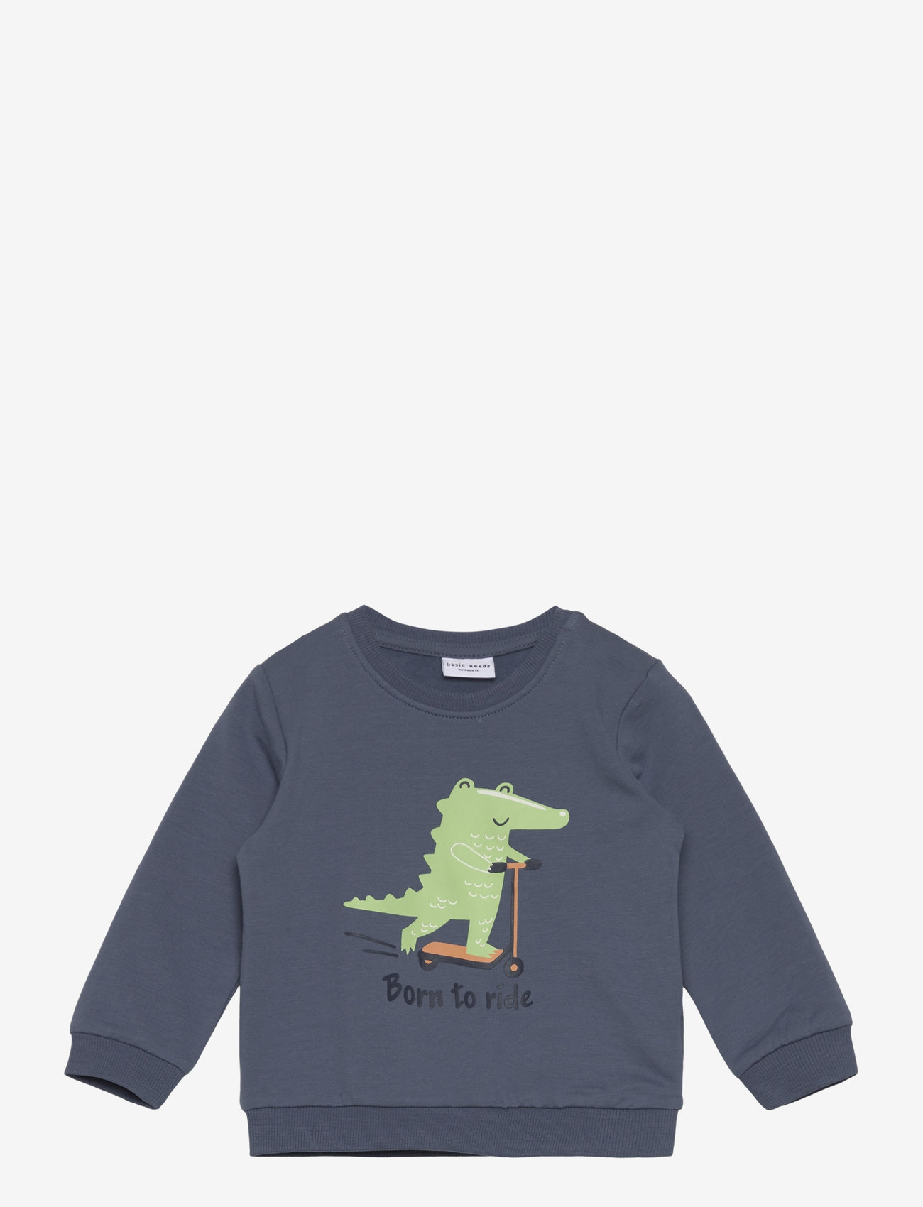 name it - NBMVONNE LS SWEAT BOX BRU - china blue - 0