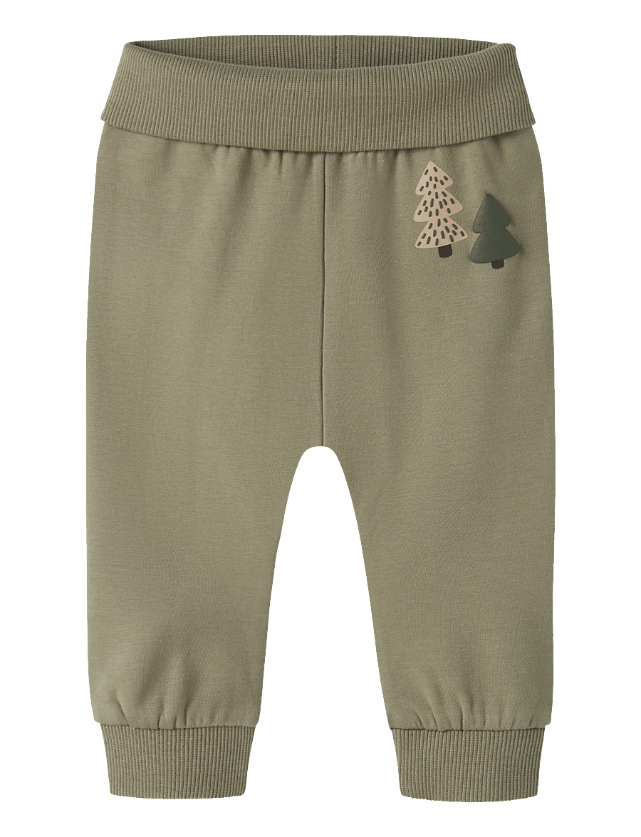 name it - NBMVONNE SWEAT PANT BOX BRU - jogginghosen - mermaid - 0