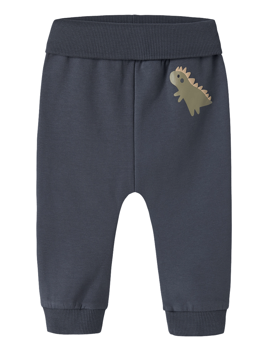 name it - NBMVONNE SWEAT PANT BOX BRU - jogginghosen - ombre blue - 0
