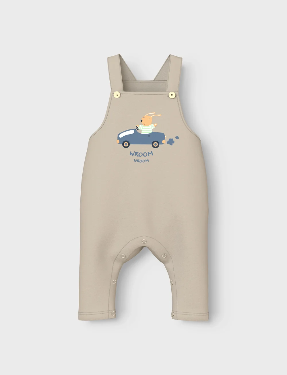 name it - NBMVONNE SWEAT OVERALL BOX BRU - dungarees - pure cashmere - 0