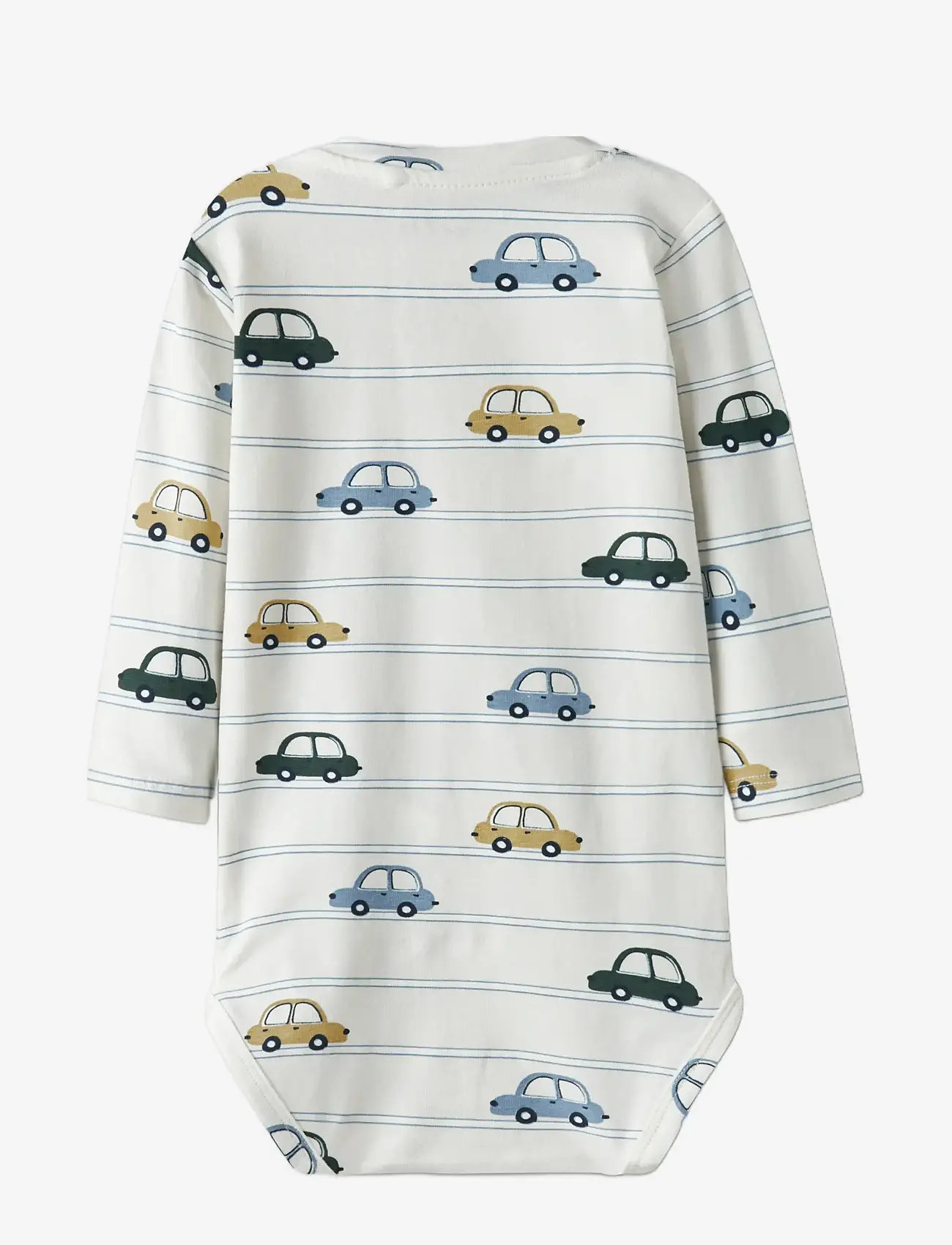 name it - NBMVROELS LS BODY BOX - rompers met lange mouwen - cloud dancer - 1