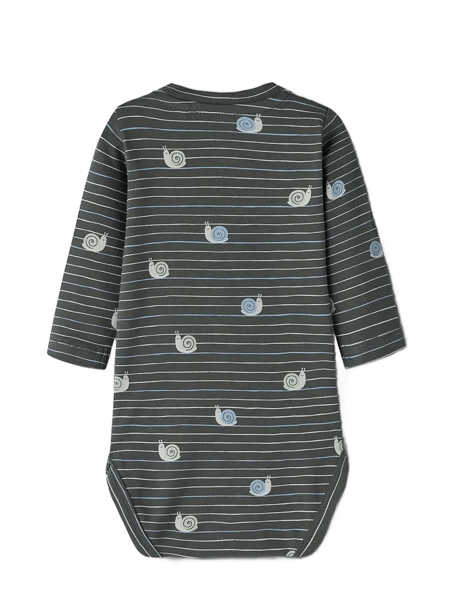 name it - NBMVROELS LS BODY BOX - långärmade bodies - urban chic - 1