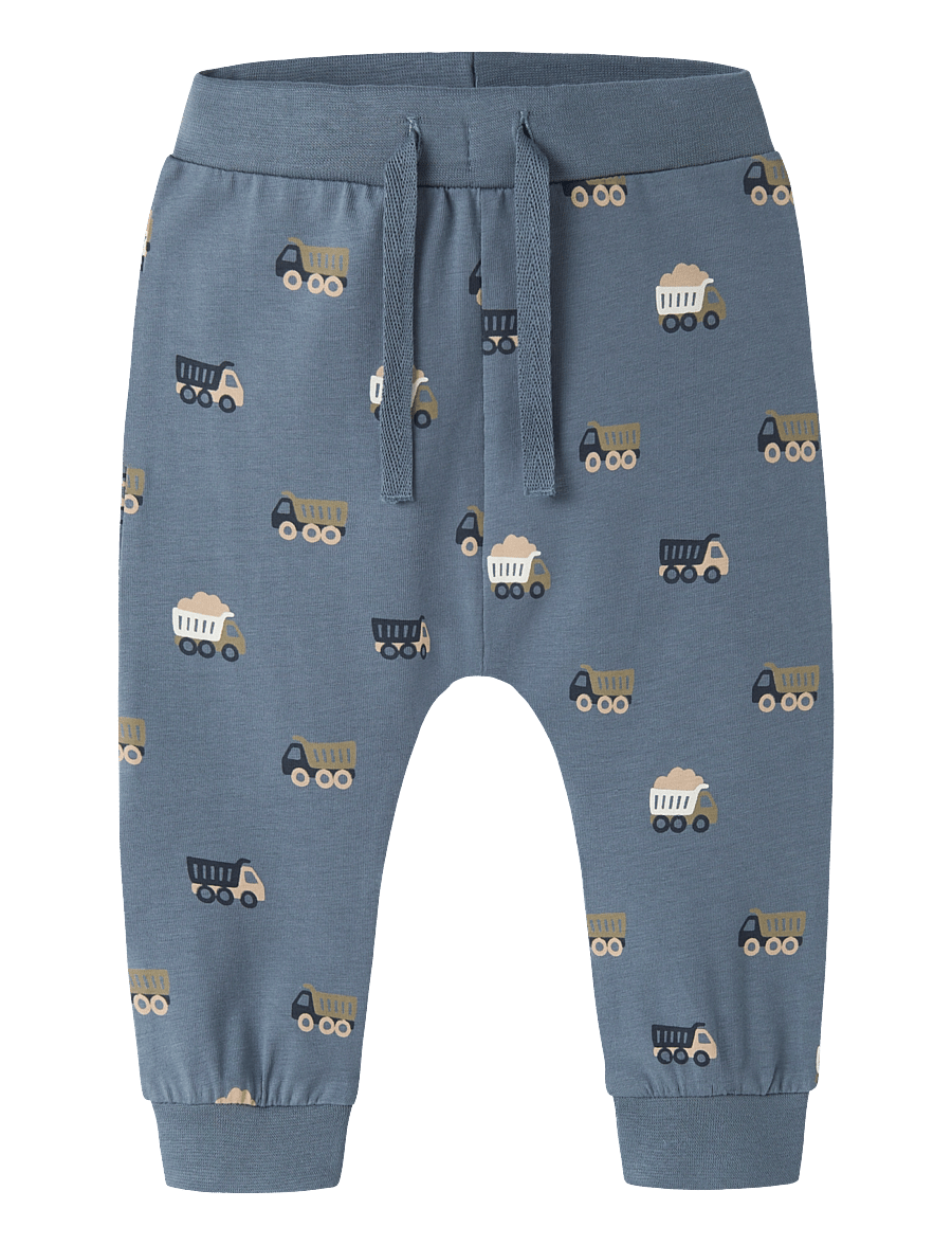 name it - NBMVROELS PANT BOX - jogginghosen - blue mirage - 0