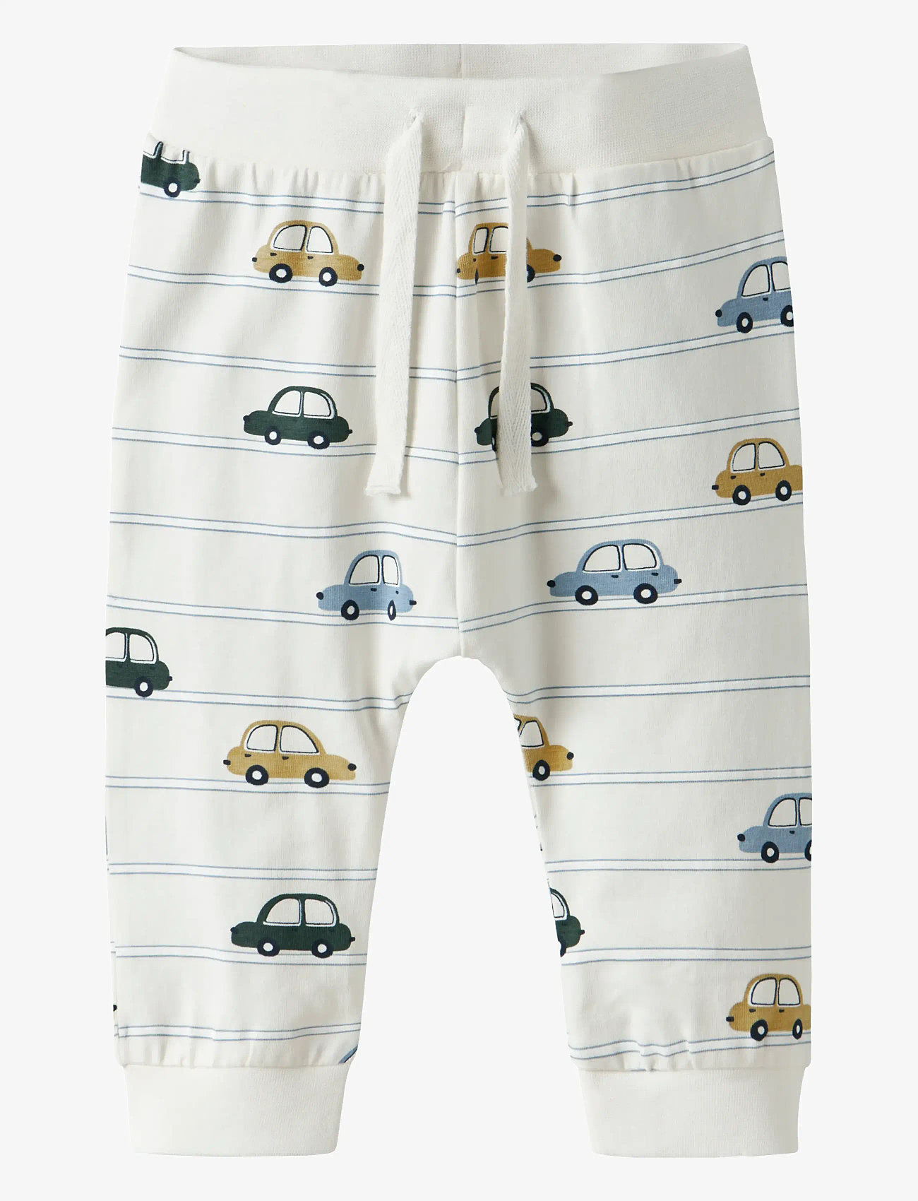 name it - NBMVROELS PANT BOX - efterårstøj - cloud dancer - 0