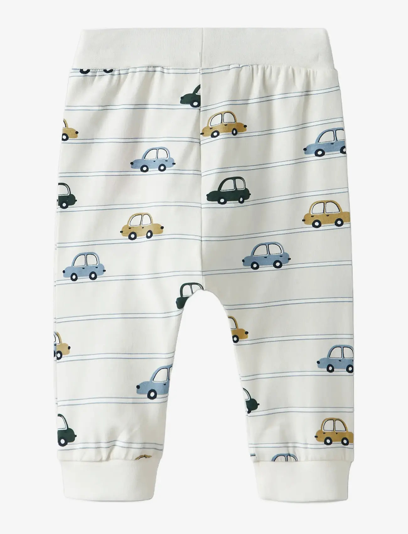 name it - NBMVROELS PANT BOX - efterårstøj - cloud dancer - 1