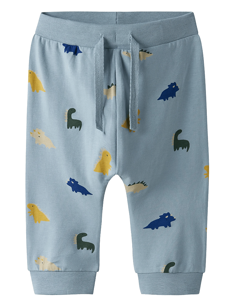 name it - NBMVROELS PANT BOX - jogginghosen - dusty blue - 0