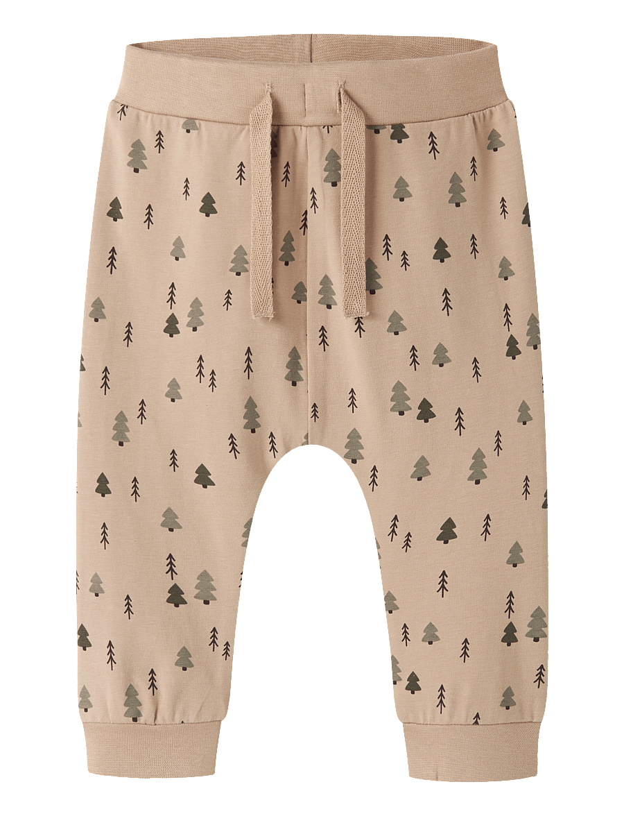 name it - NBMVROELS PANT BOX - jogginghosen - sesame - 0