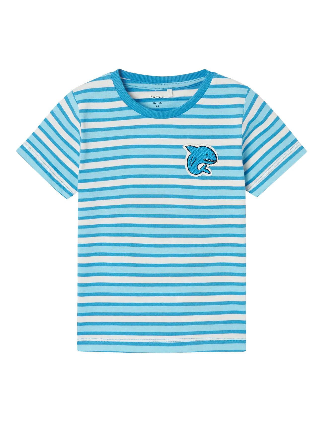 name it - NMMDIKE SS TOP PB - kortærmede t-shirts - swedish blue - 1