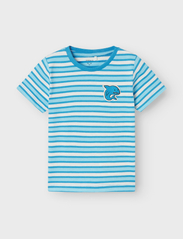 name it - NMMDIKE SS TOP PB - short-sleeved t-shirts - swedish blue - 2