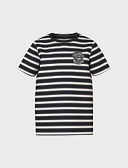 name it - NKMDALOVAN SS TOP PB - kortärmade t-shirts - black - 2