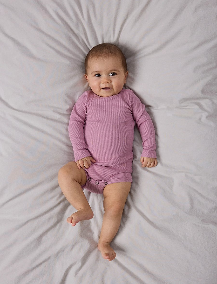 name it - NBNKAB LS BODY NOOS - langärmelige bodys - lilas - 2