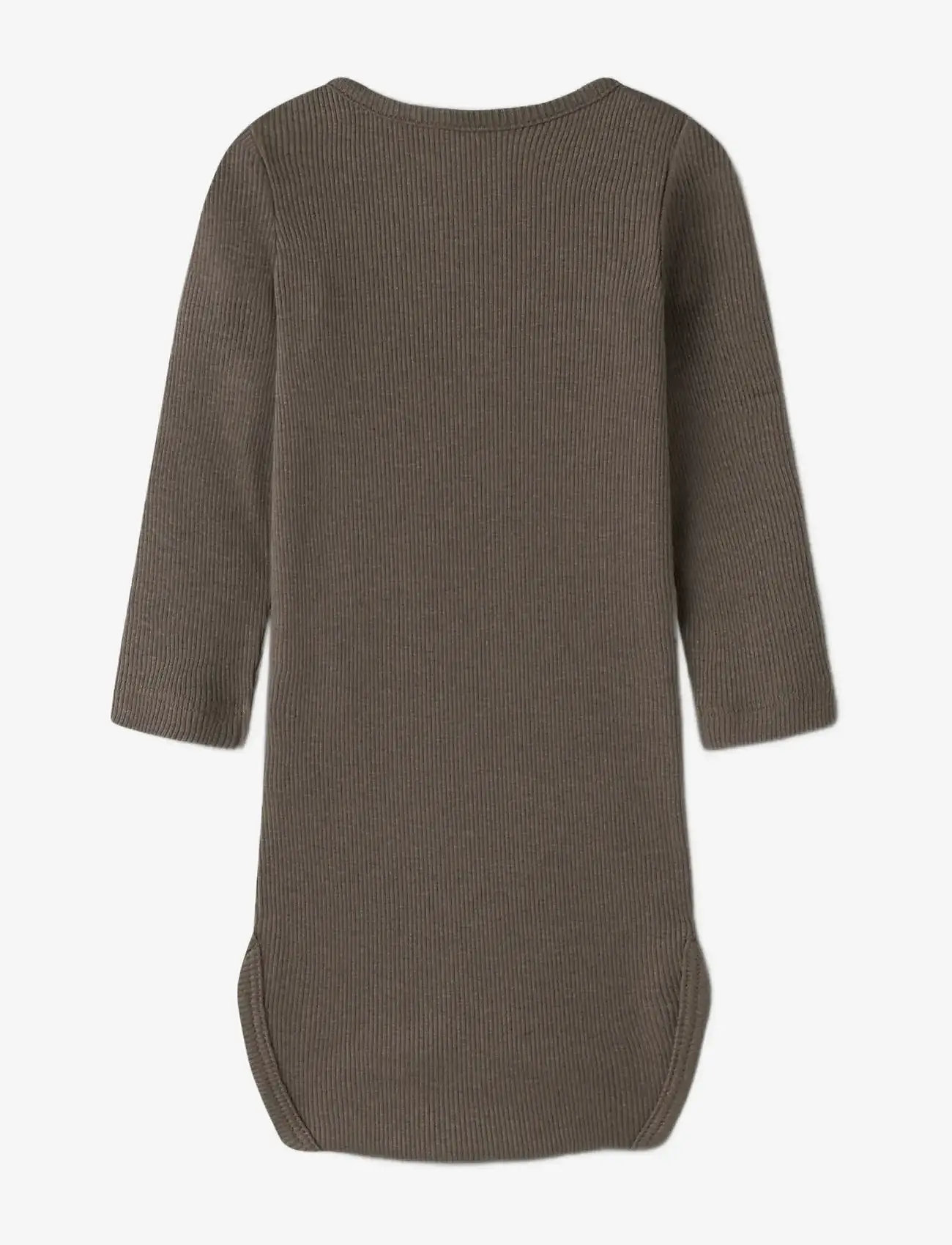 name it - NBNKAB LS BODY NOOS - langærmede bodyer - morel - 1