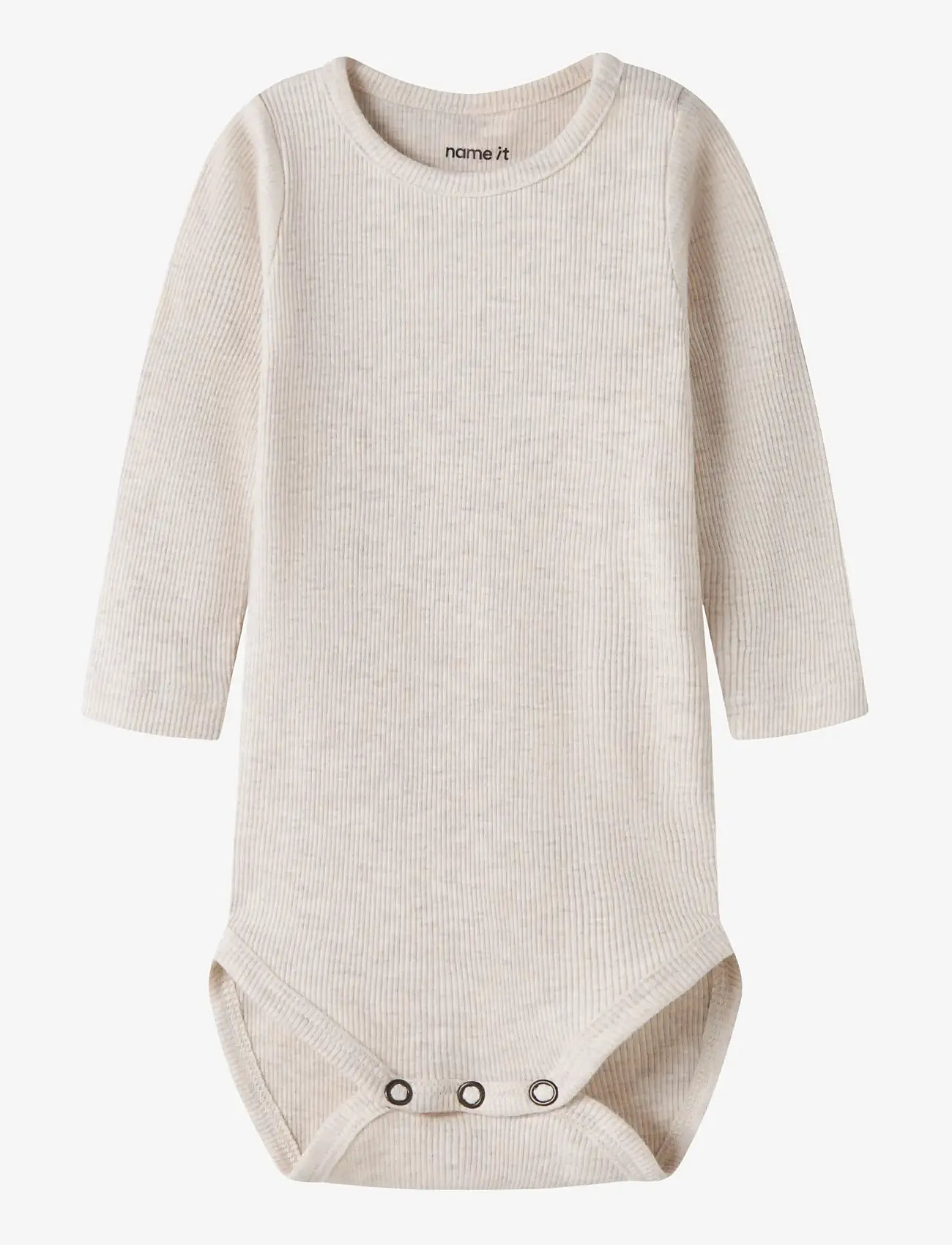 name it - NBNKAB LS BODY NOOS - langærmede bodyer - peyote melange - 0
