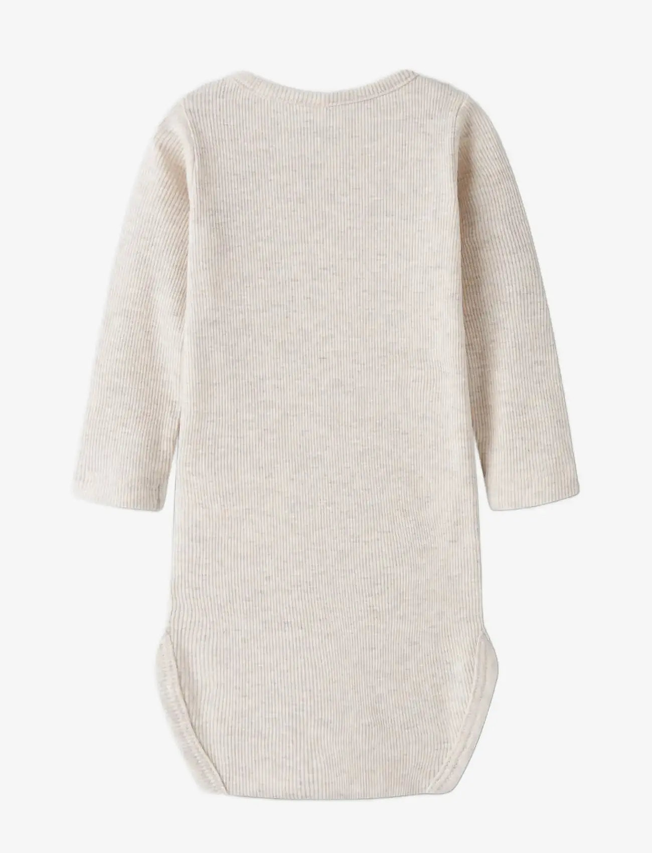 name it - NBNKAB LS BODY NOOS - langærmede bodyer - peyote melange - 1