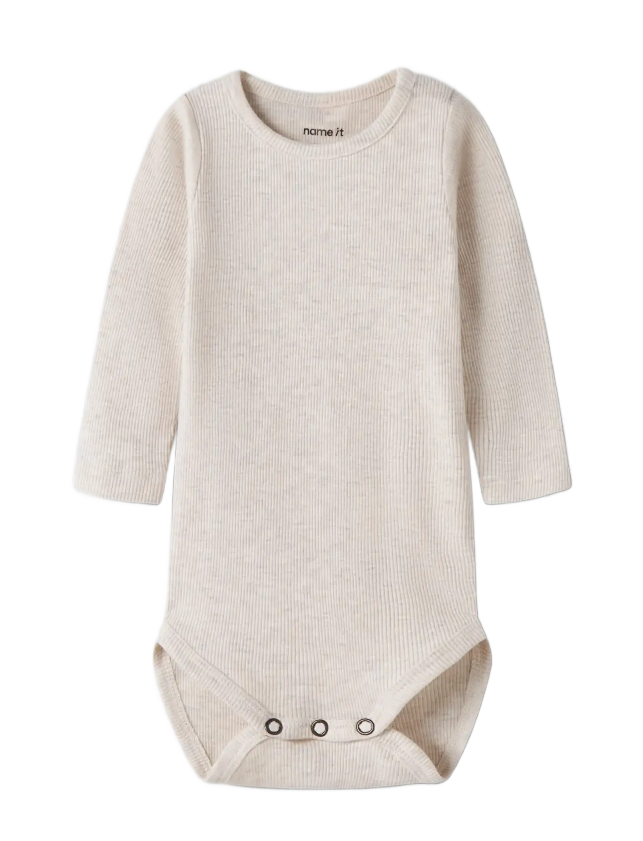 name it - NBNKAB LS BODY NOOS - langärmelig - peyote melange - 2